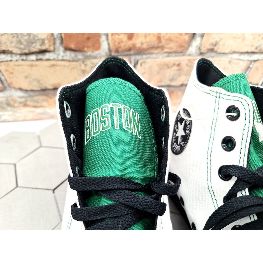 Rare New Boston Celtics  Converse Chuck Taylor Ctas Sneakers Size 9.5 Men's Hi - Picture 7 of 16
